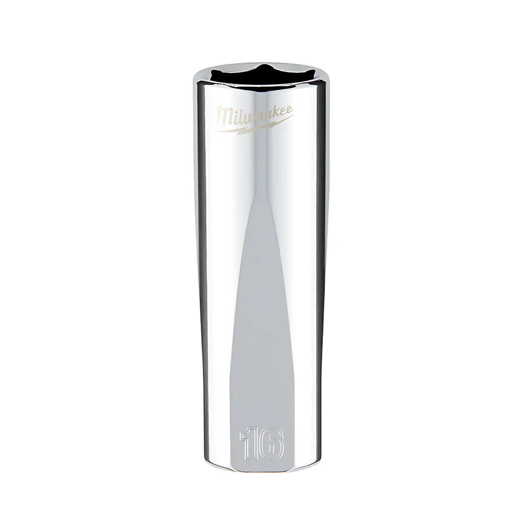 3/8 in. Drive 16mm Metric 6-Point Deep Socket