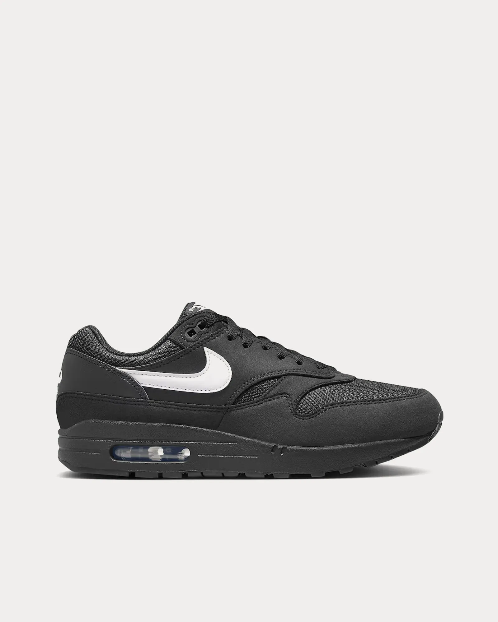 Air Max 1 Black / White Low Top Sneakers