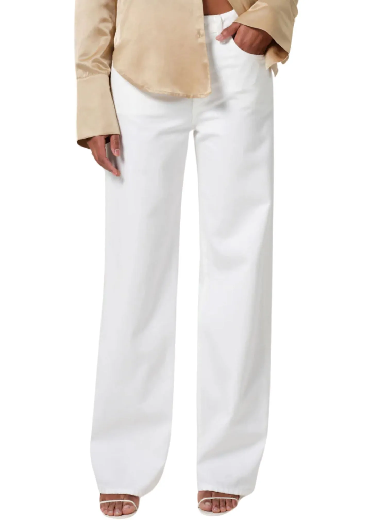 Annina 30" Jeans in Soft White
