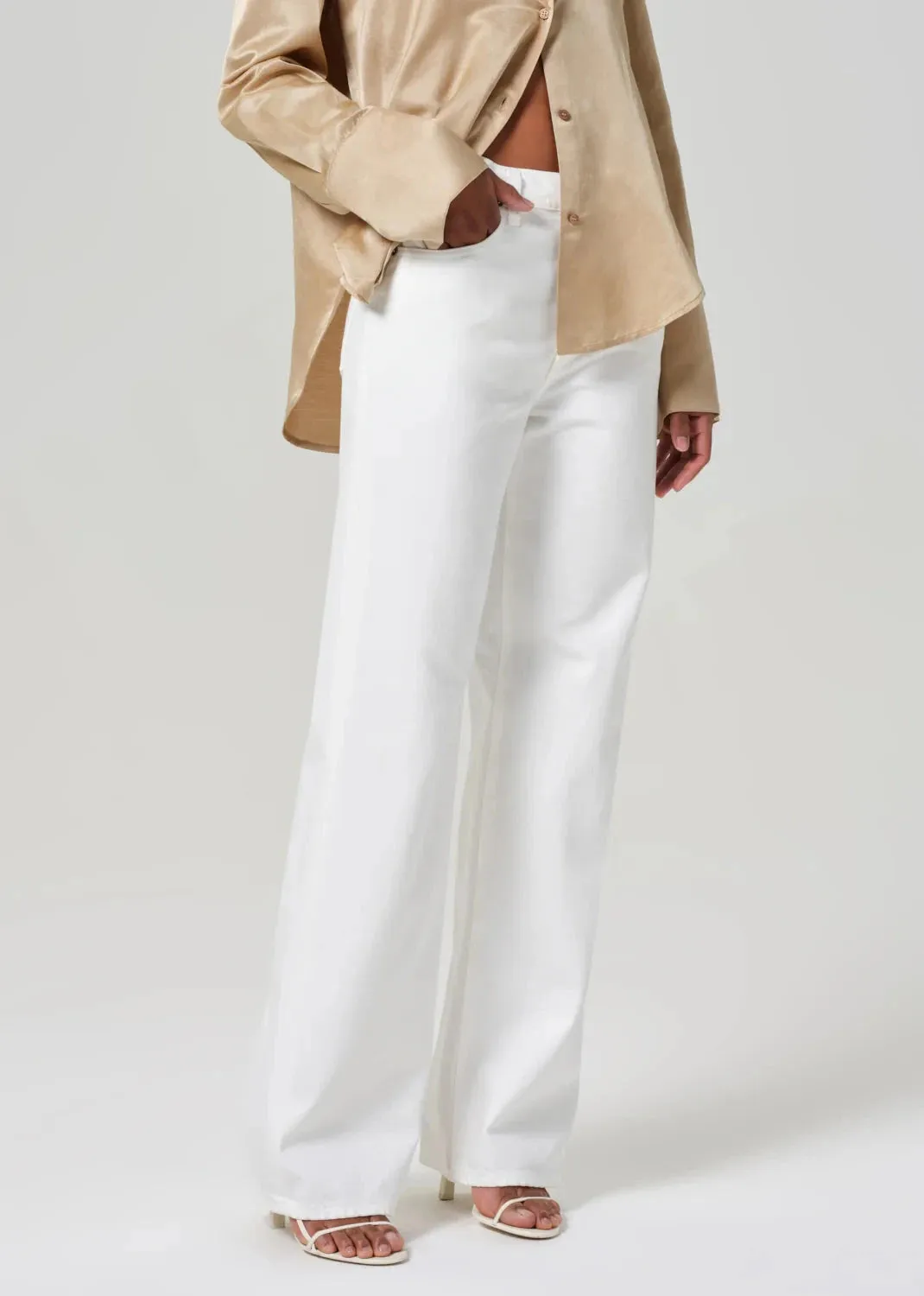 Annina 30" Jeans in Soft White