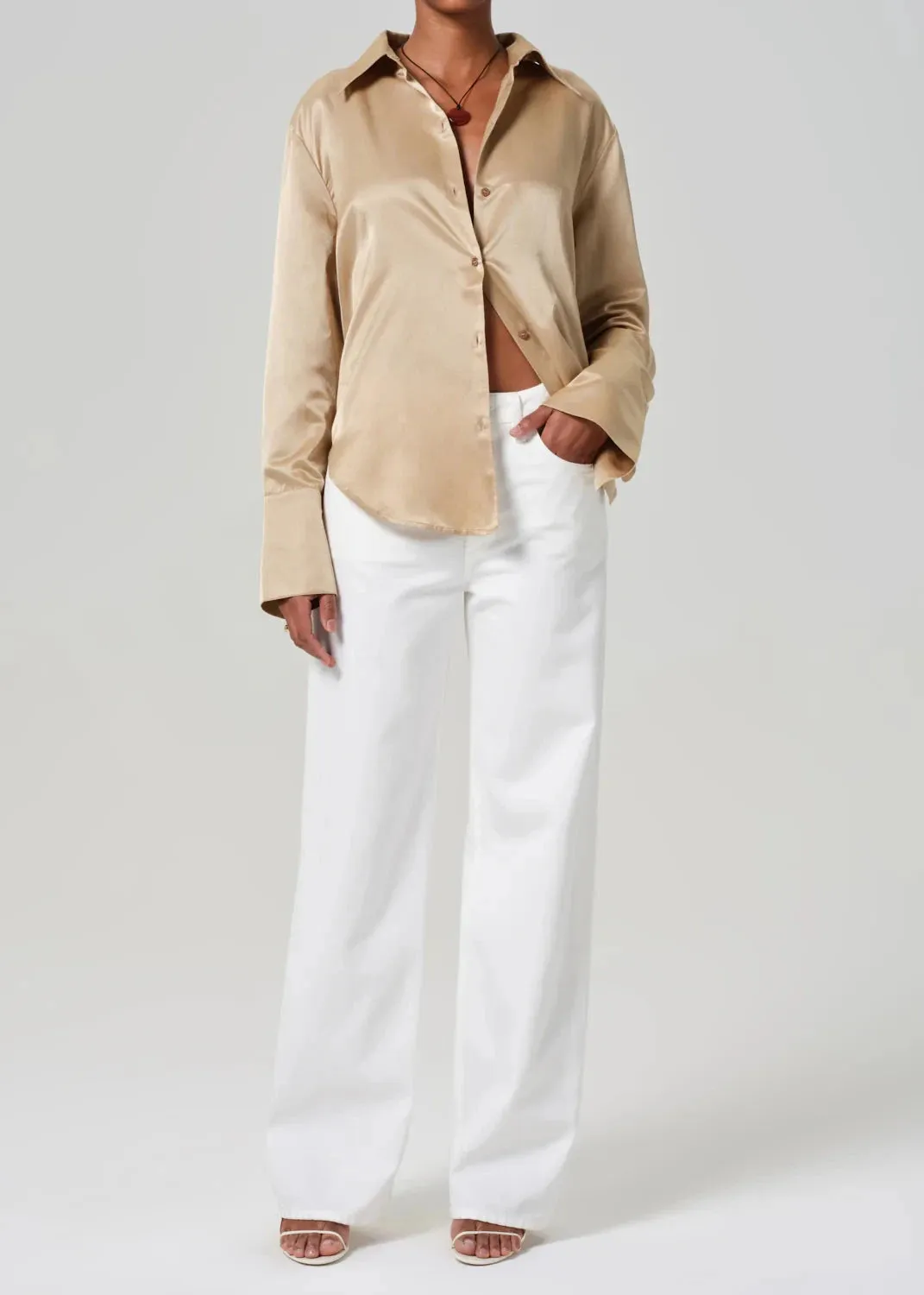 Annina 30" Jeans in Soft White