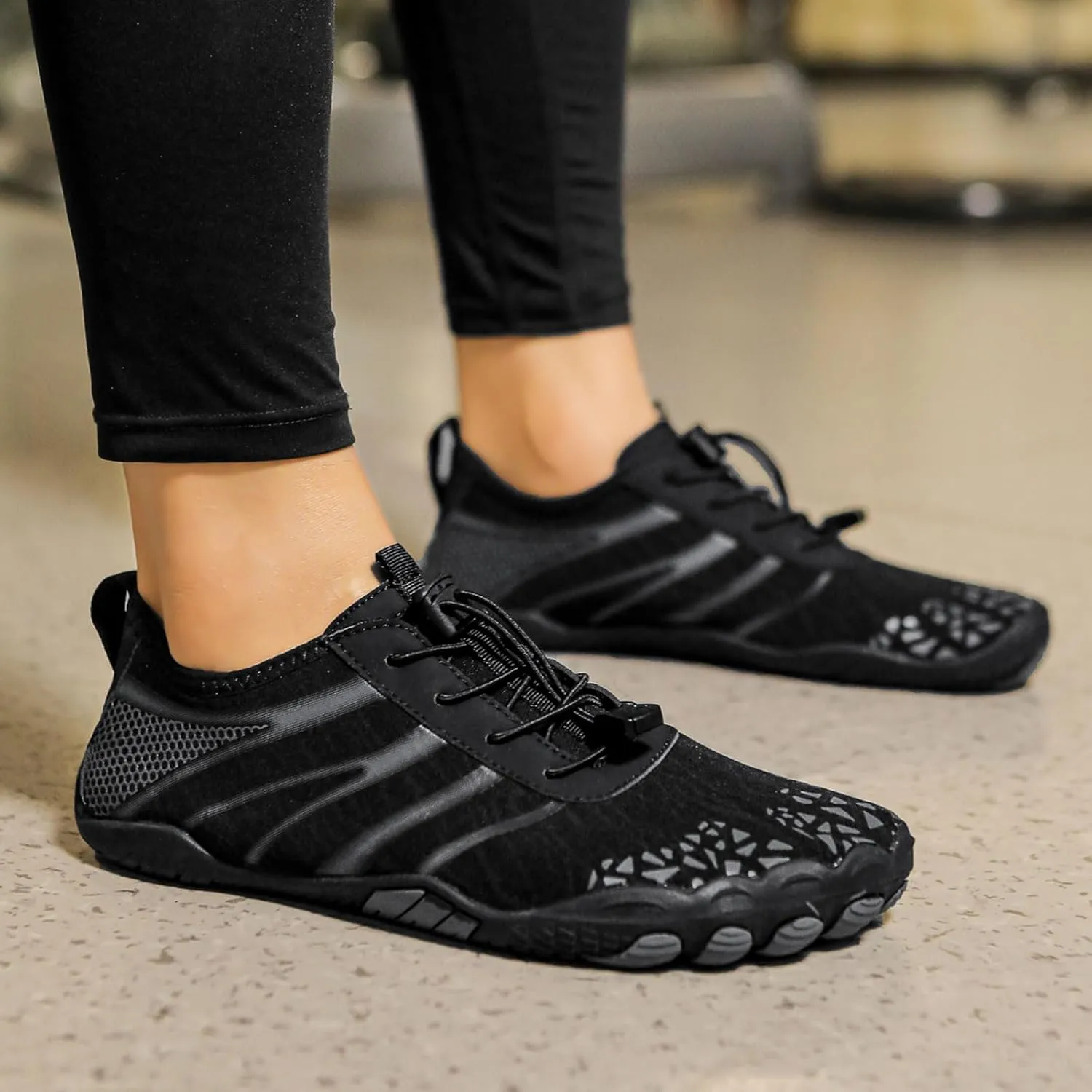 Barefoot Shoes for Women Men, Hiking Footwear Barefoot, Minimalist Zero Drop Hiking, Trail Running, Water Shoes, Wide Toe Box, Non Slip, Breathable, Unisex Barefoot Footwear for Cross Training