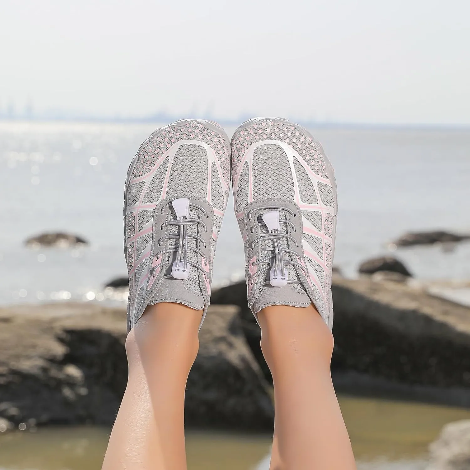 Barefoot Shoes Womens Mens Minimalist Breathable Non-Slip Wide Toe Quick Dry Water Hiking Walking Shoes Athletic Footwear