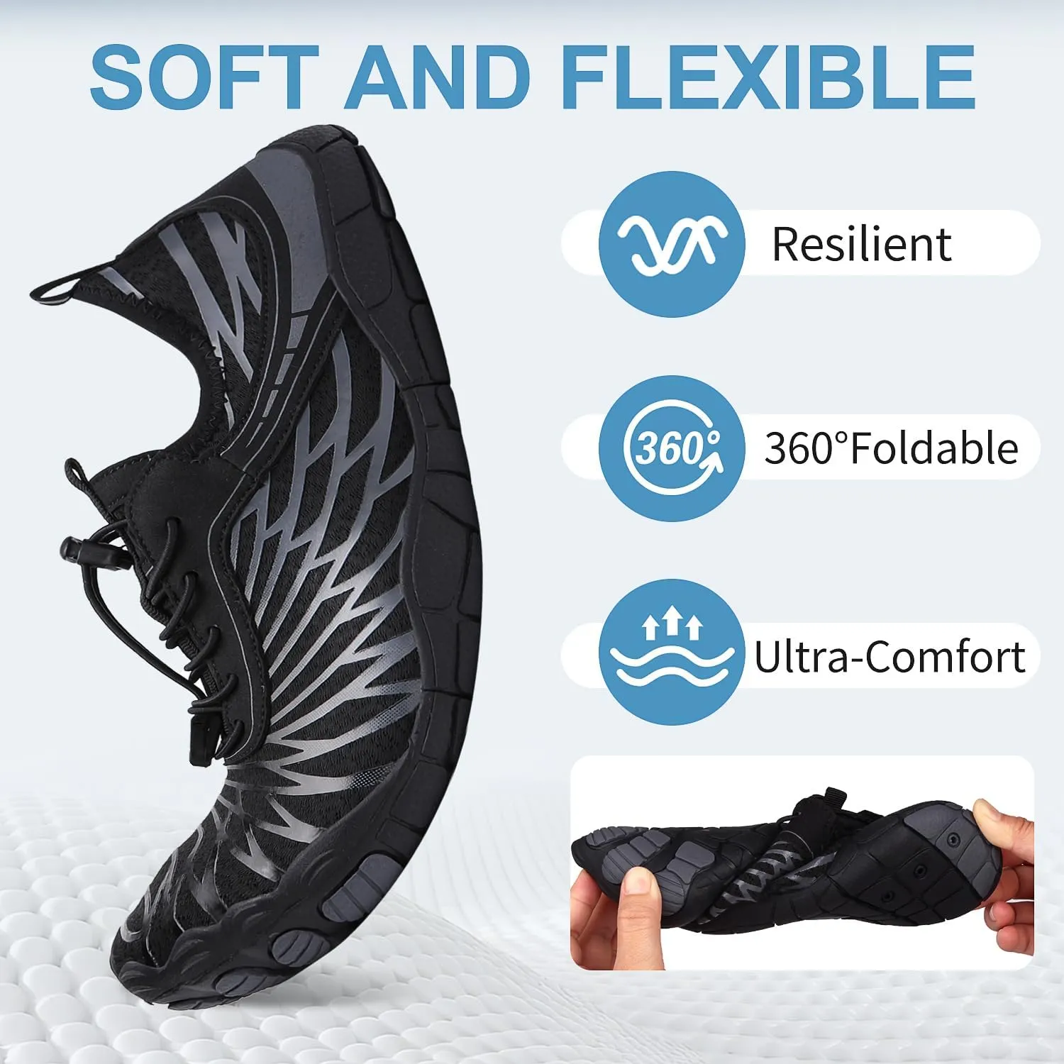 Barefoot Shoes Womens Mens Minimalist Breathable Non-Slip Wide Toe Quick Dry Water Hiking Walking Shoes Athletic Footwear