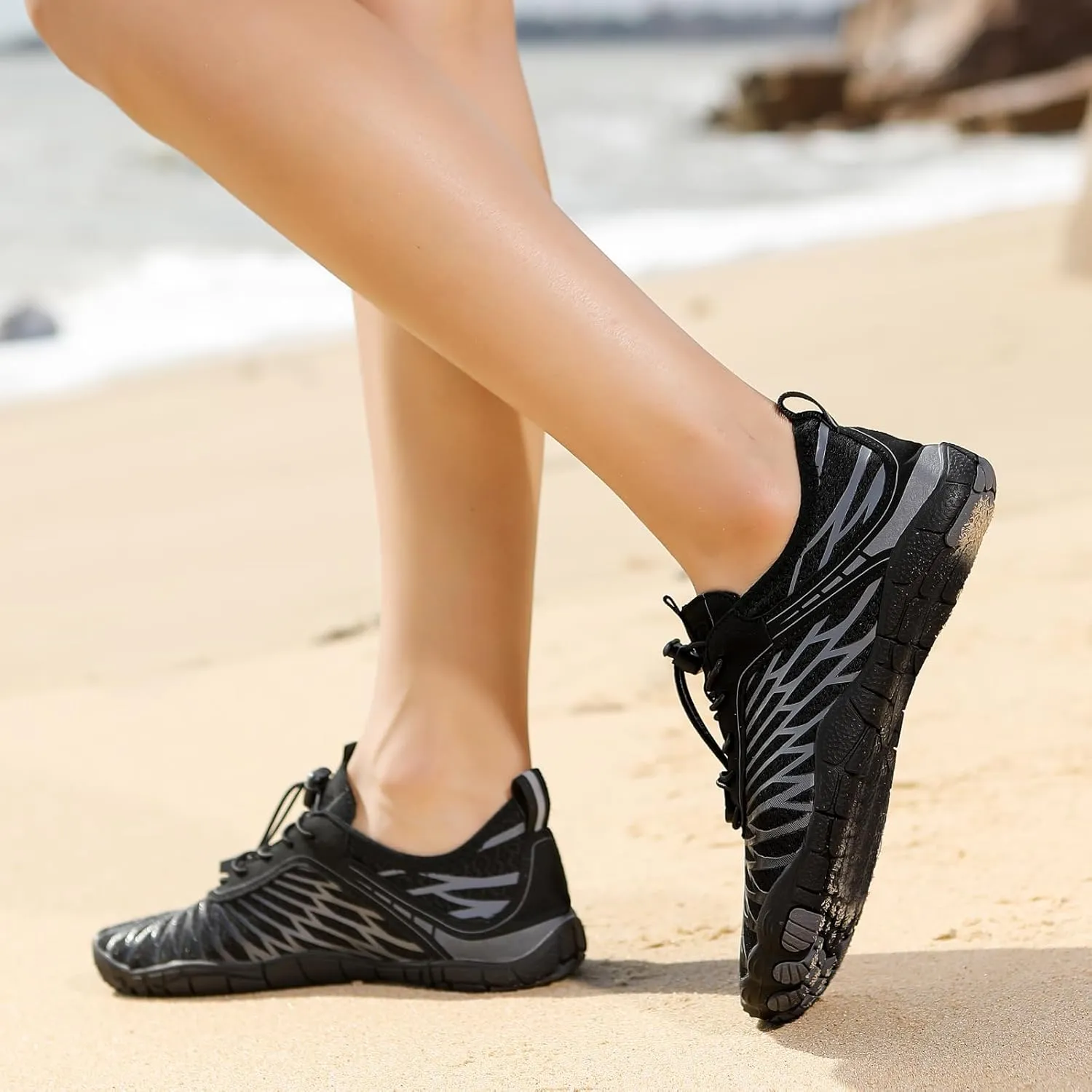 Barefoot Shoes Womens Mens Minimalist Breathable Non-Slip Wide Toe Quick Dry Water Hiking Walking Shoes Athletic Footwear