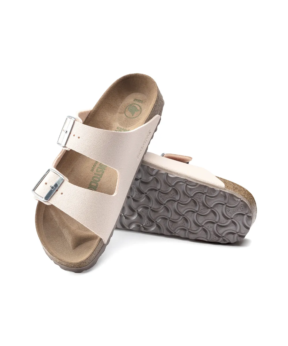 BIRKENSTOCK ARIZONA VEGAN NARROW FIT IN LIGHT ROSE
