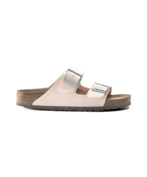 BIRKENSTOCK ARIZONA VEGAN NARROW FIT IN LIGHT ROSE
