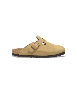 BIRKENSTOCK BOSTON SUEDE LEATHER IN NUDE