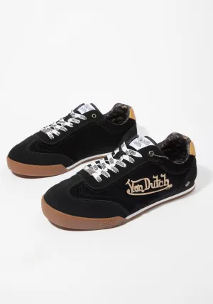 Black Vanderdutch Velvet Sneakers