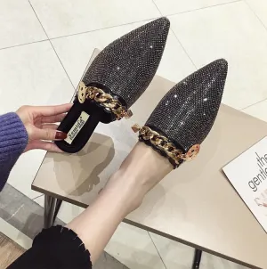 Bling Soft Flat Bottom Cool Slippers
