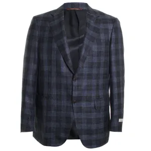 Brown & Blue Plaid Sportscoat