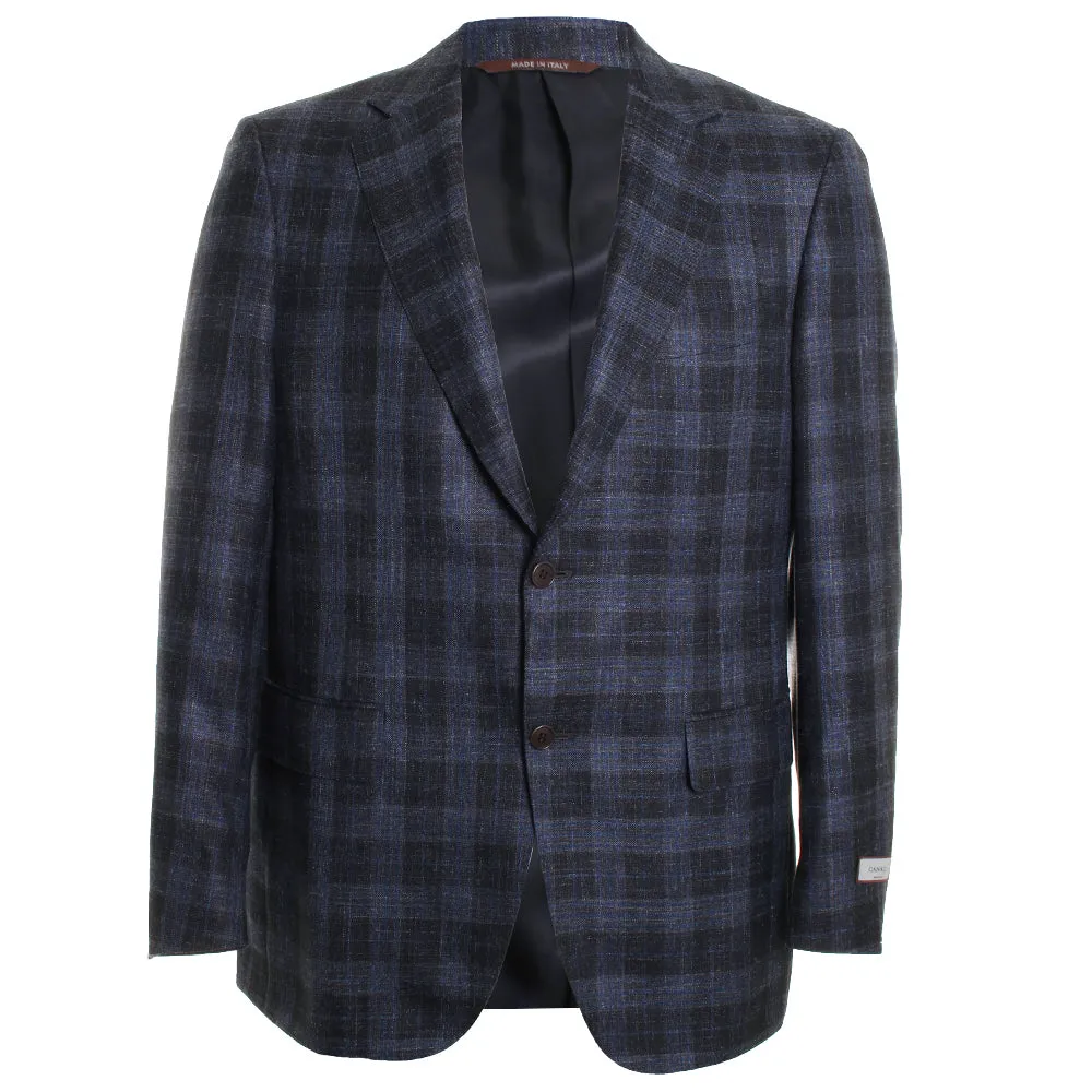 Brown & Blue Plaid Sportscoat