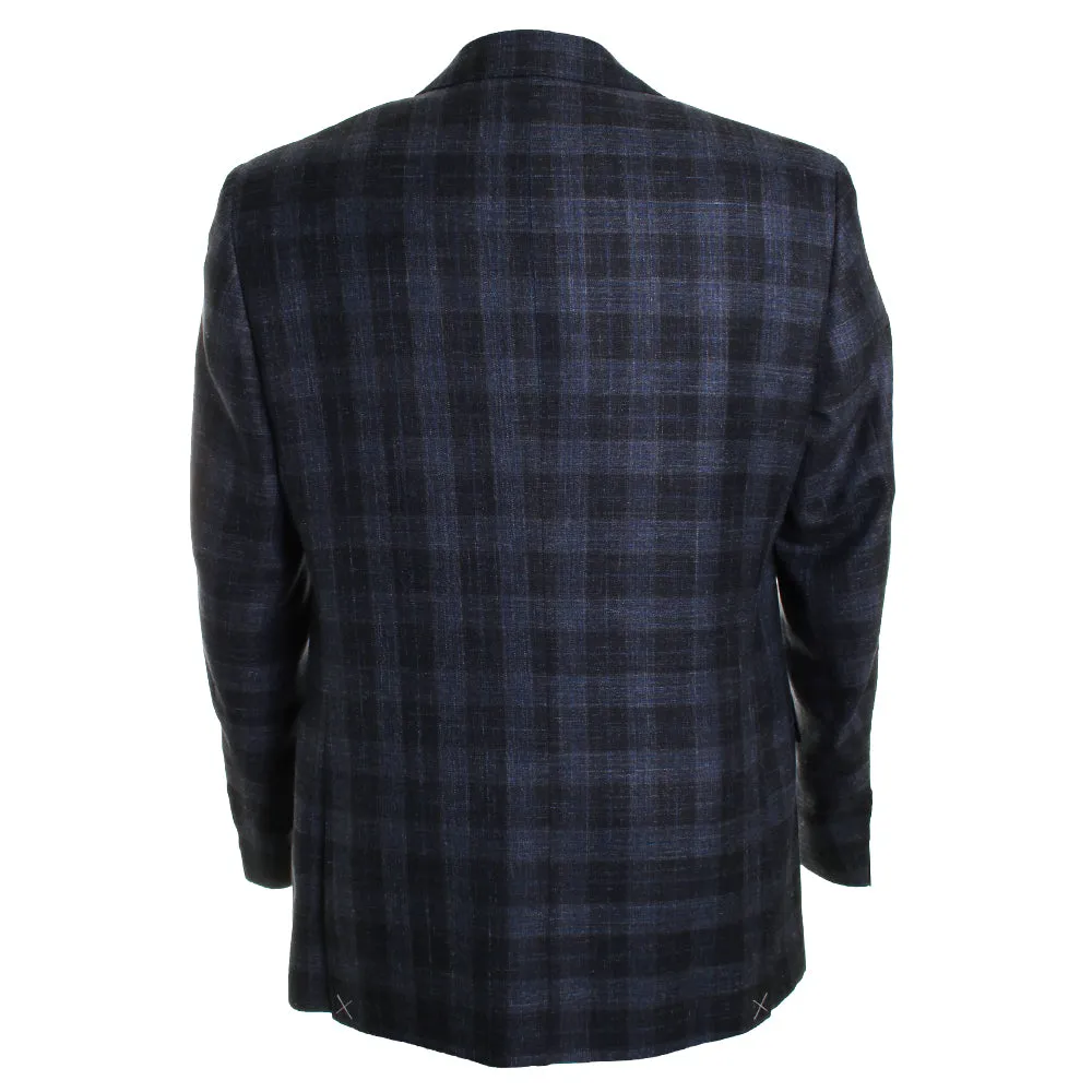 Brown & Blue Plaid Sportscoat