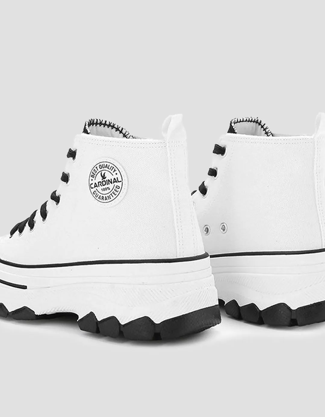 Cardinal Thick Sole Sneakers Wanita