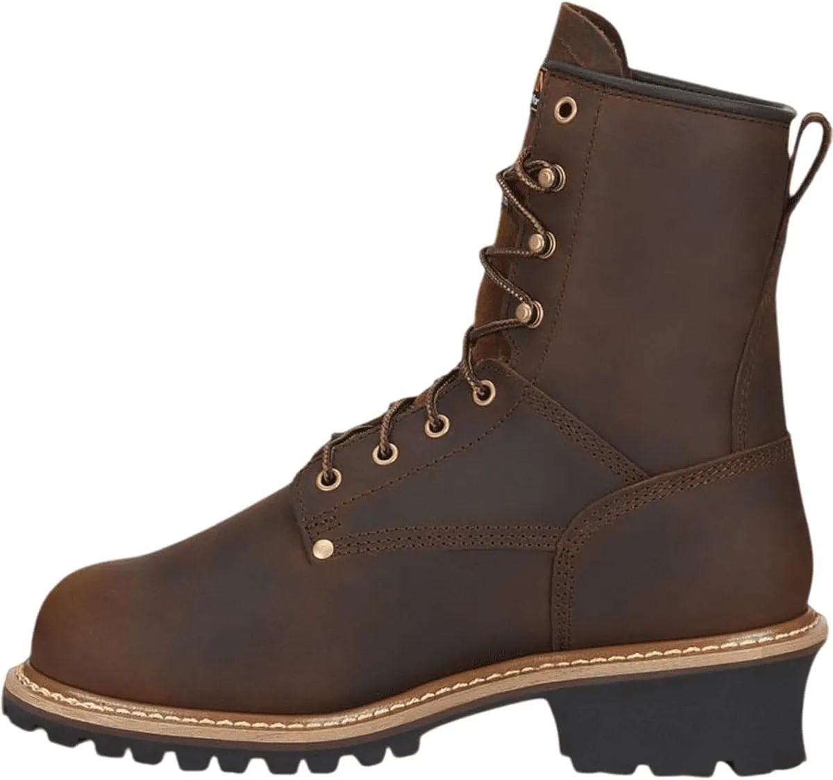 Carolina Elm 8" Internal Metguard Insulated Waterproof Steel Toe Work Boots for Men - 600G Thinsulate, with Oil & Slip Resistant Outsole, EH-Rated