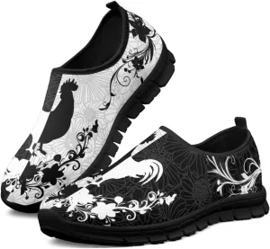 Casual Slip On Walking Shoes for Women Lady Breathbale Mesh Sport Shoes Light Weight Road Running Shoes Comfort Footwear for Travel