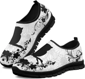 Casual Slip On Walking Shoes for Women Lady Breathbale Mesh Sport Shoes Light Weight Road Running Shoes Comfort Footwear for Travel