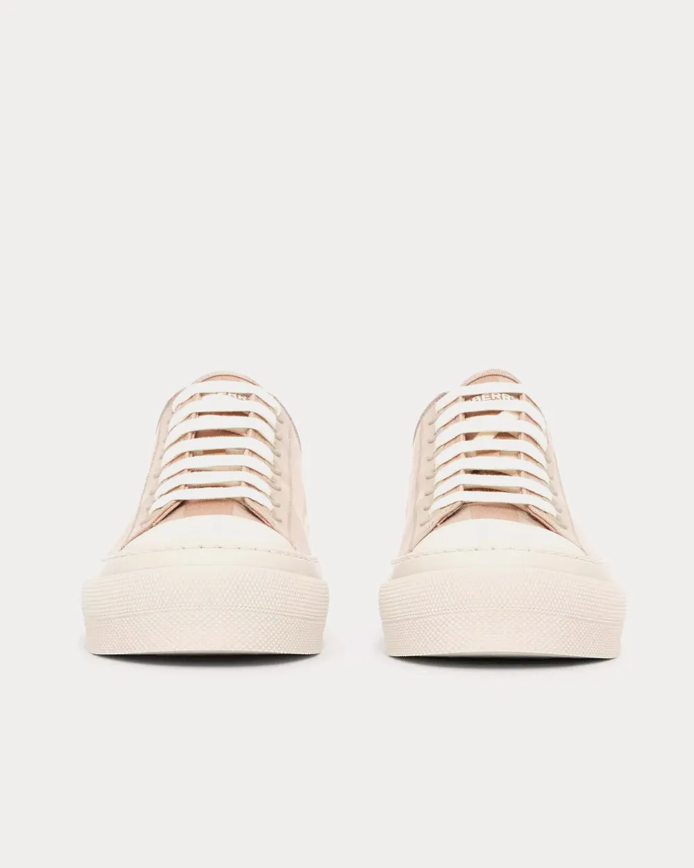Check Cotton Soft Fawn Low Top Sneakers