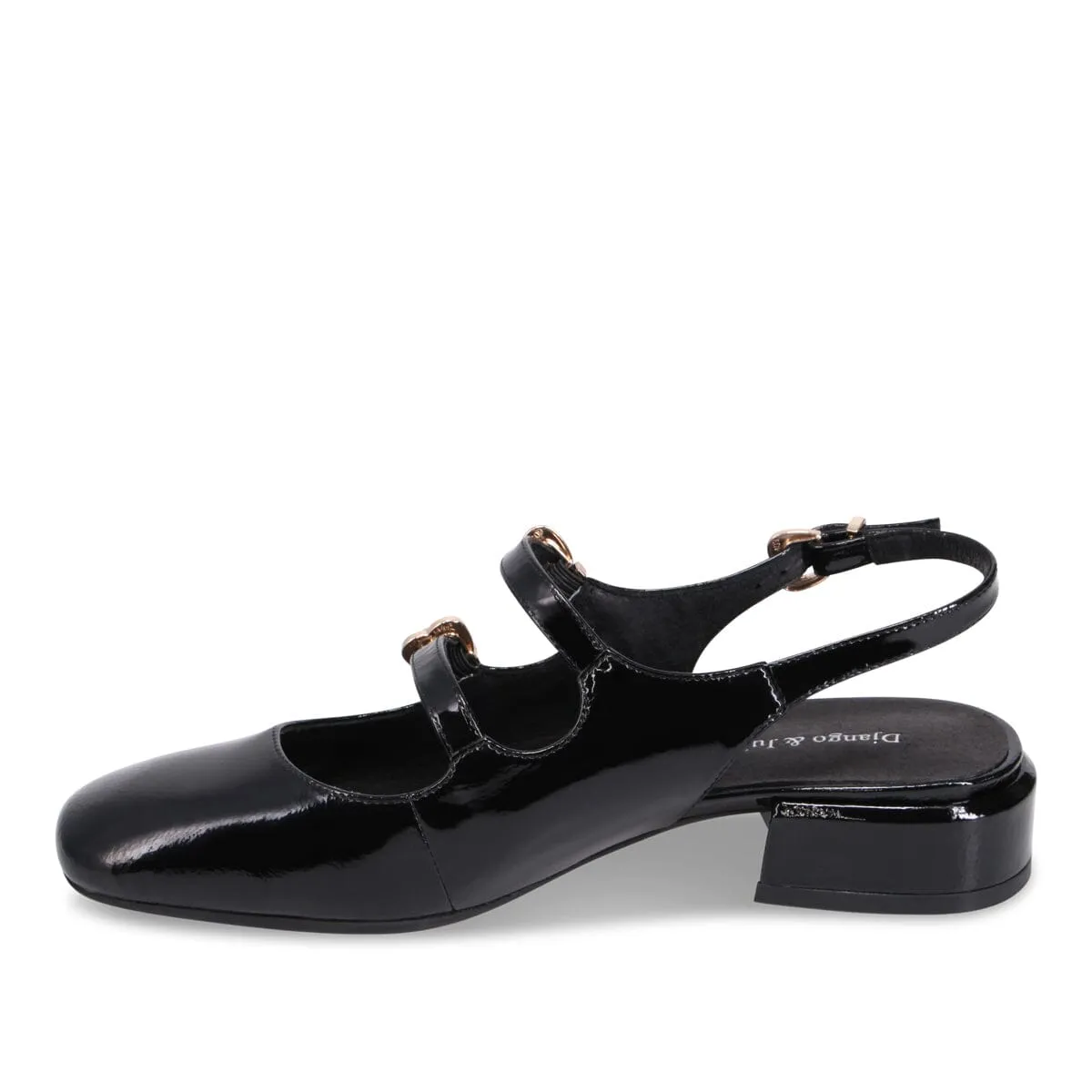 CLOSED TOE SANDAL WITH BUCKLE STRAPS