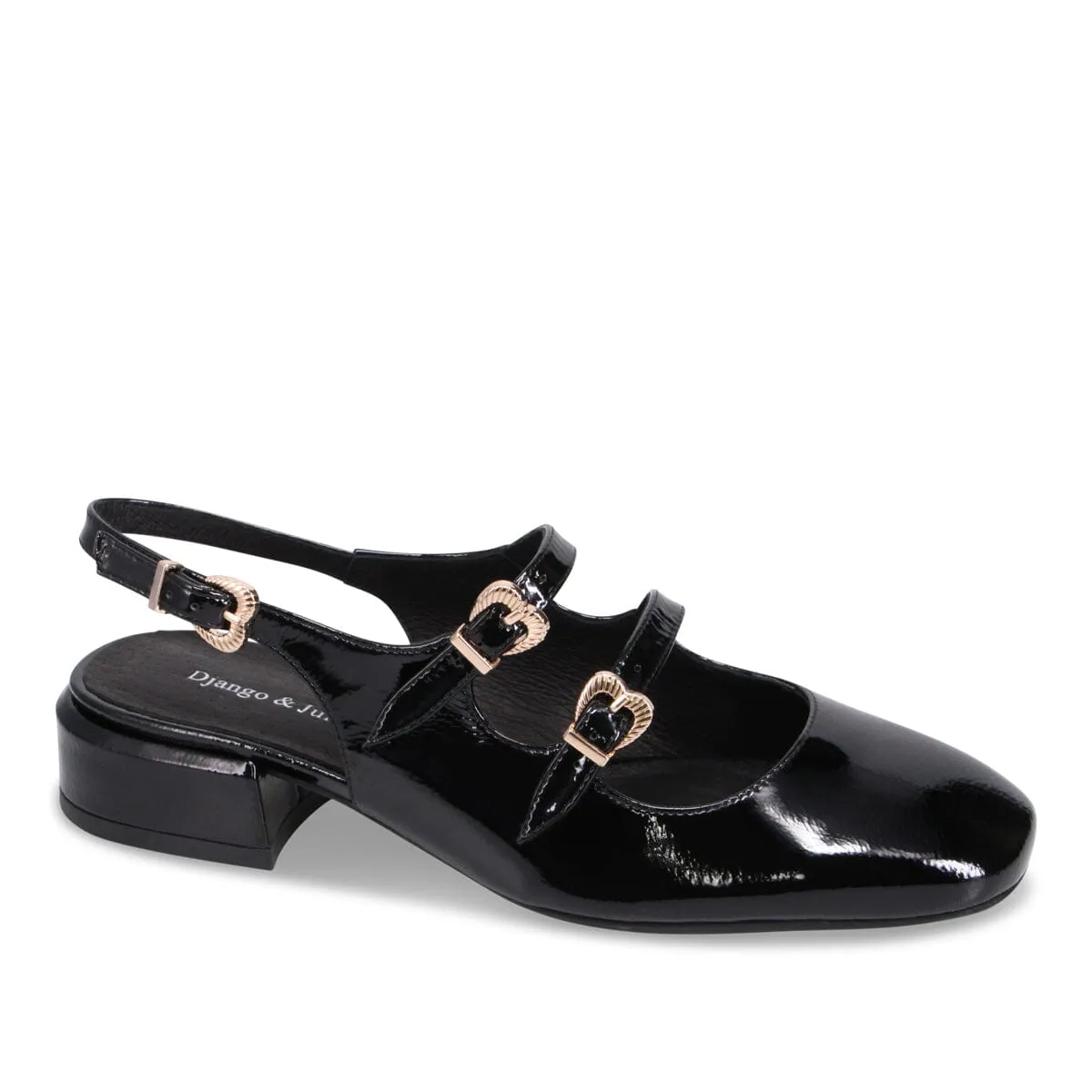CLOSED TOE SANDAL WITH BUCKLE STRAPS
