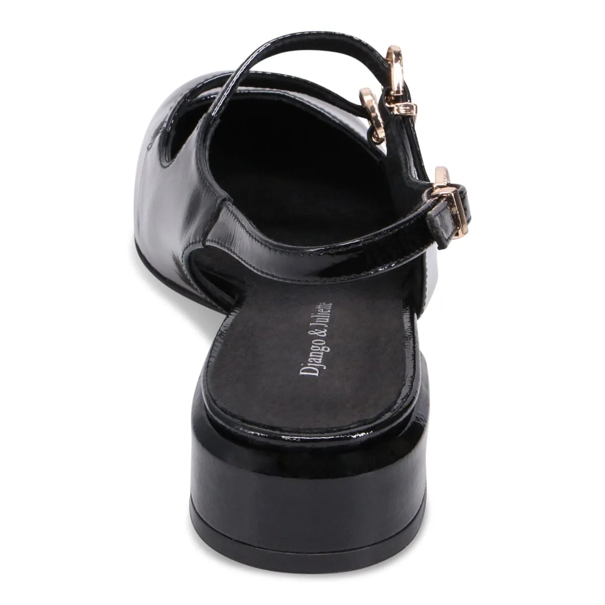 CLOSED TOE SANDAL WITH BUCKLE STRAPS