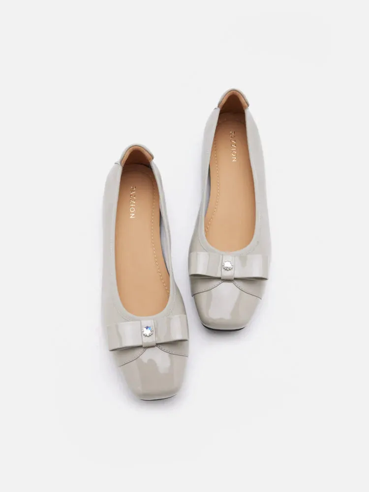 Fayence Patent Bow Flats