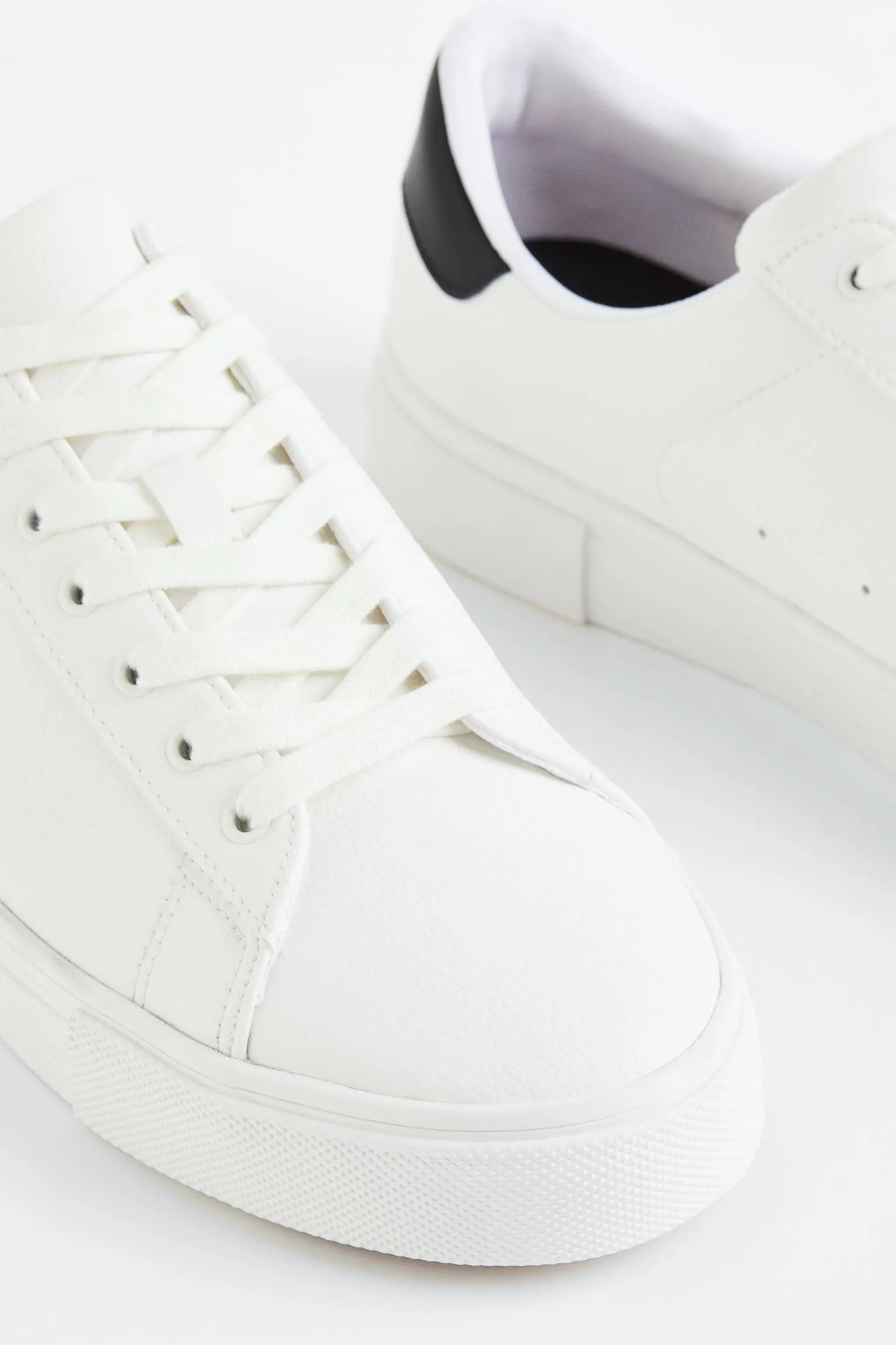 H&M sneakers, white/black
