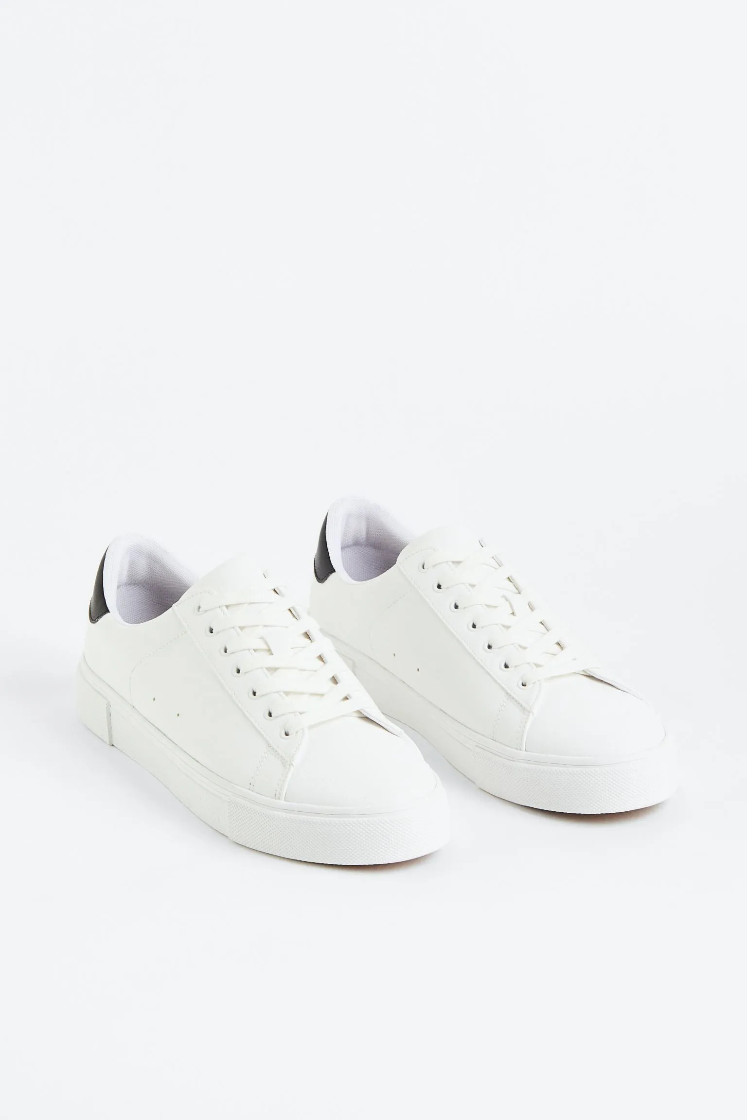 H&M sneakers, white/black