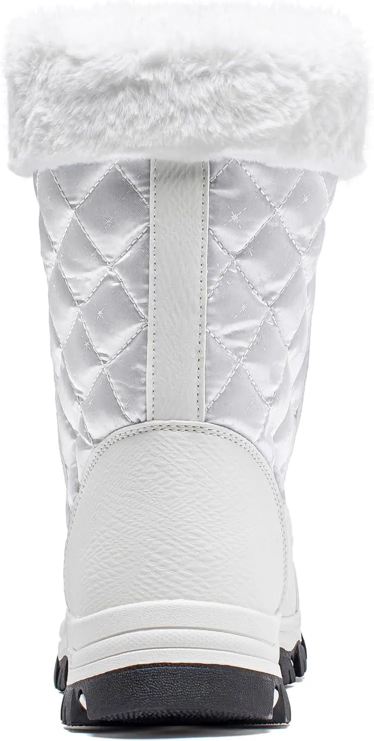 HOBIBEAR Girls Boys Kids Snow Boots Waterproof Slip Resistant Outdoor Winter Shoes(Kids/Little Kids/Big Kids)