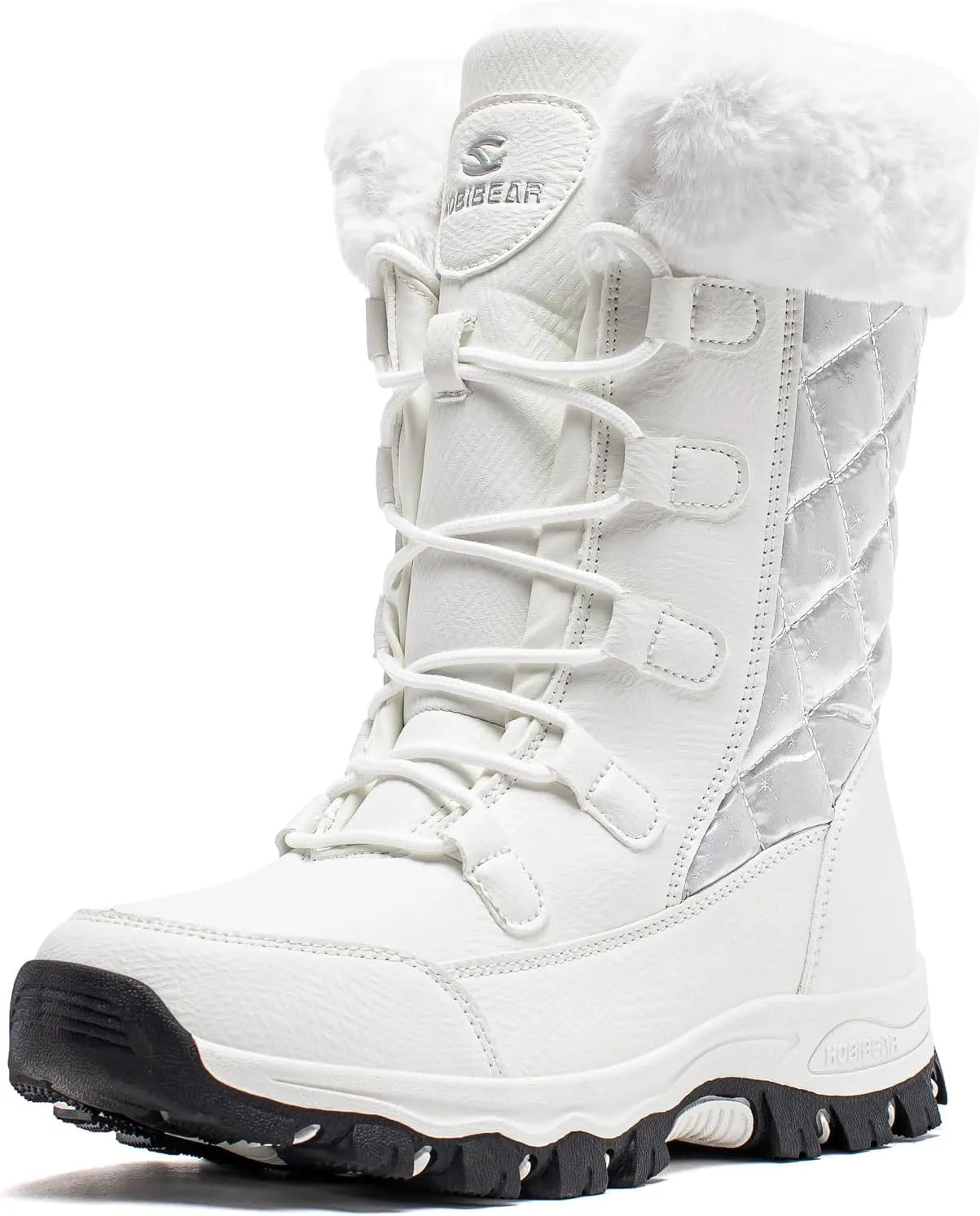 HOBIBEAR Girls Boys Kids Snow Boots Waterproof Slip Resistant Outdoor Winter Shoes(Kids/Little Kids/Big Kids)