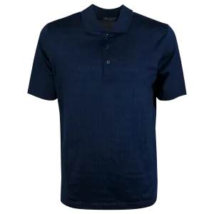 Knitted Polo Solid Navy