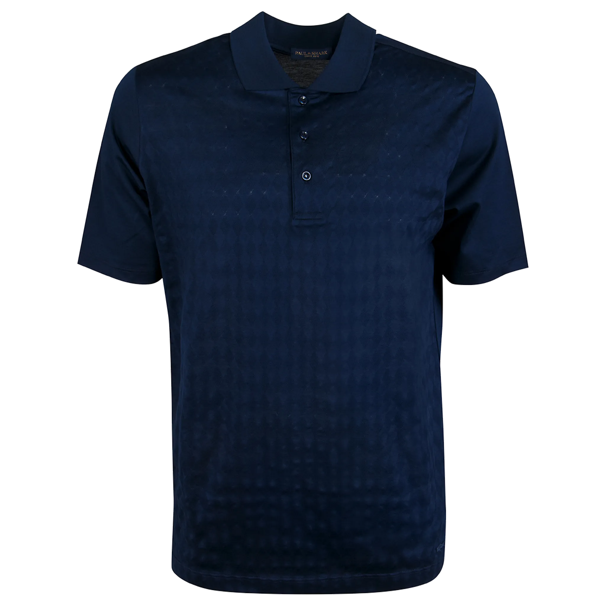 Knitted Polo Solid Navy