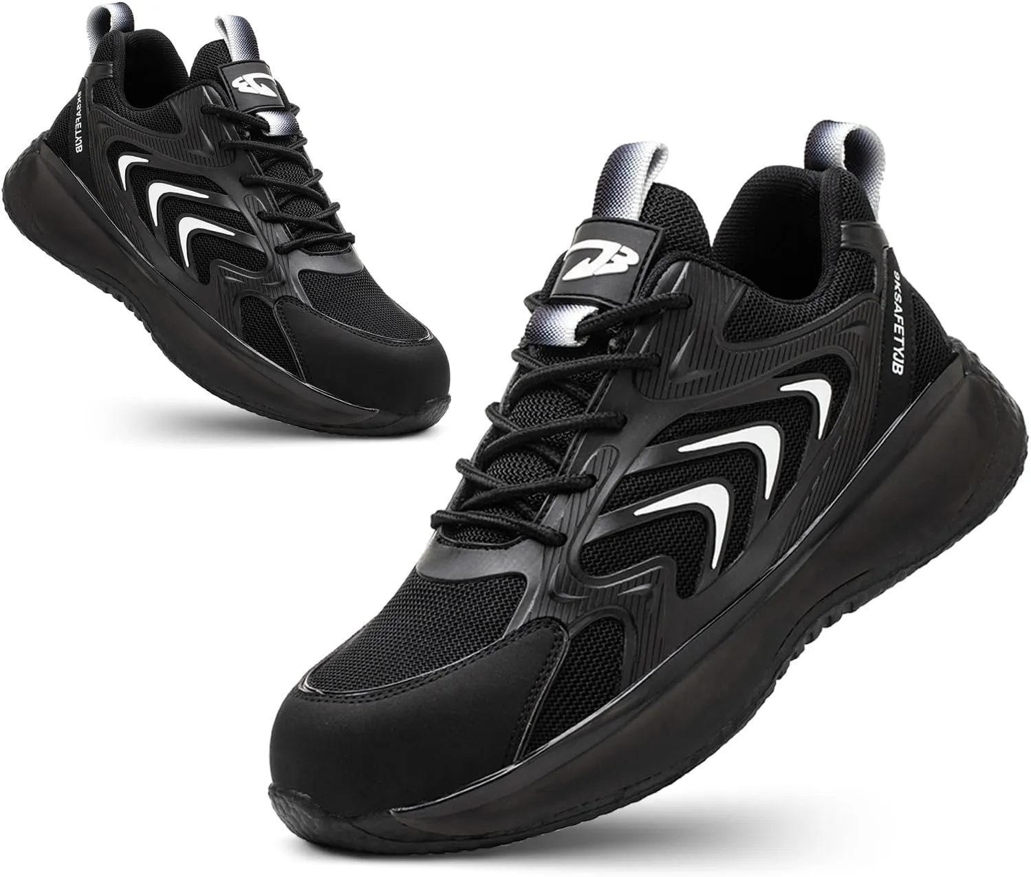 LIWEGHT Steel Toe Shoes for Women Men Lightweight Safety Shoes Composite Steel Toe Sneakers Slip Resistant Comfortable Work Shoes