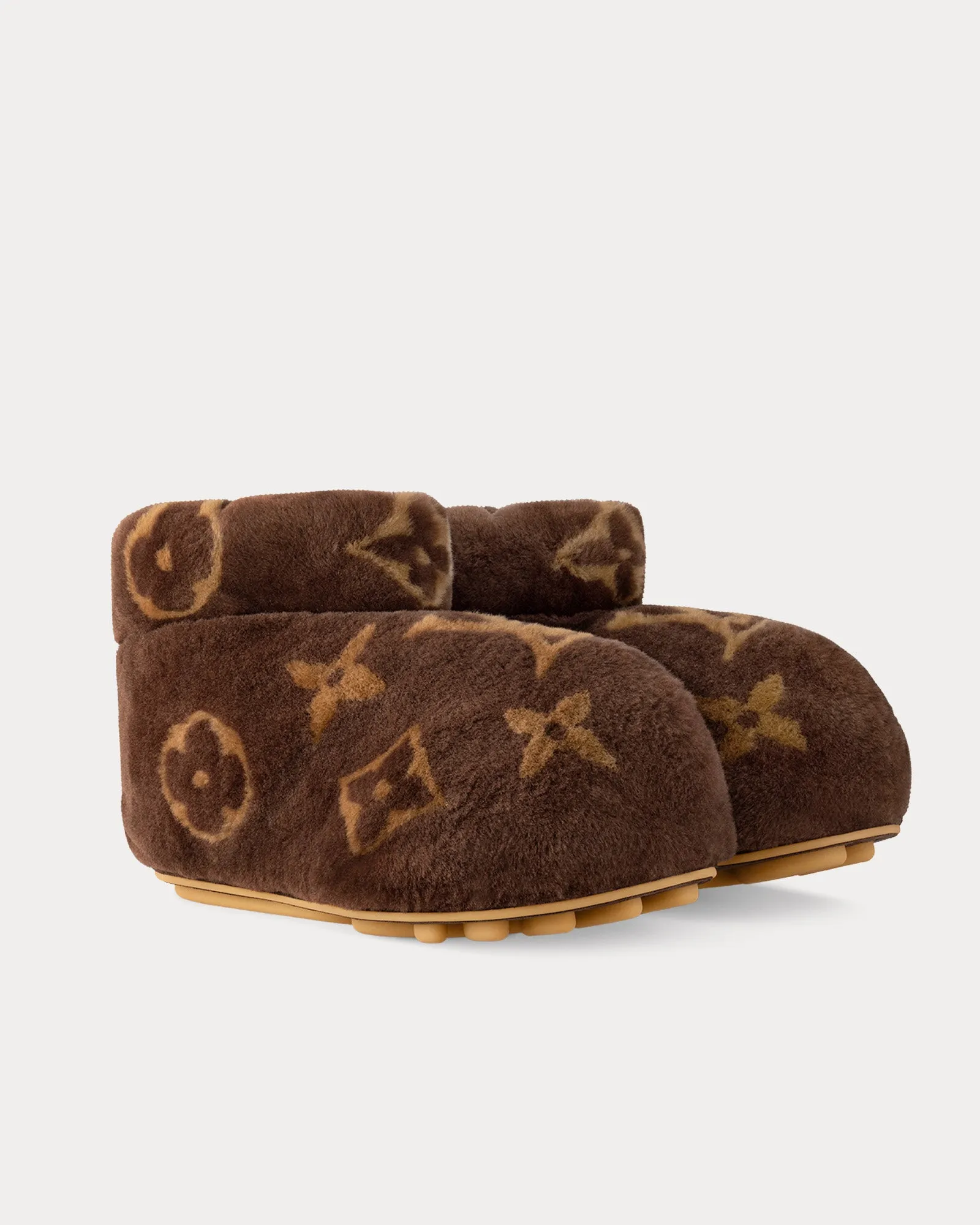 LV Footprint Low Brown Boots