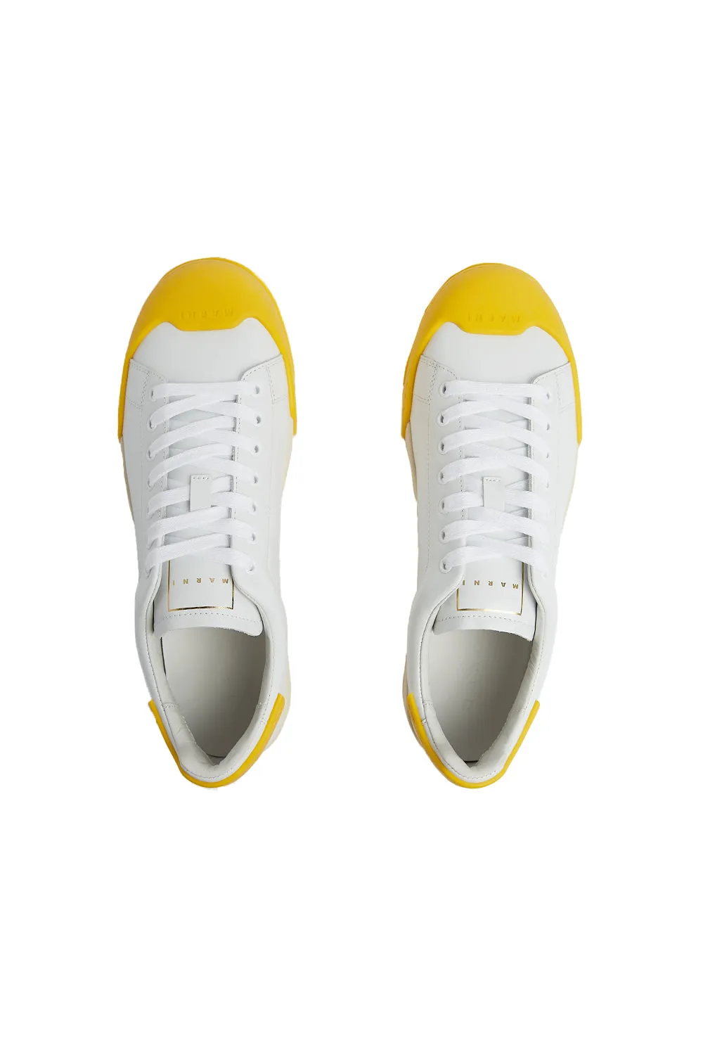 Marni Mens Sneakers 'White/Yellow'
