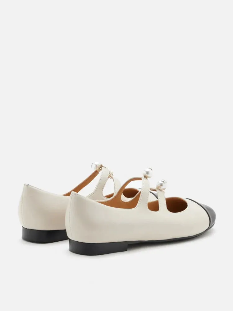 Maya Strappy Toe Cap Mary Janes