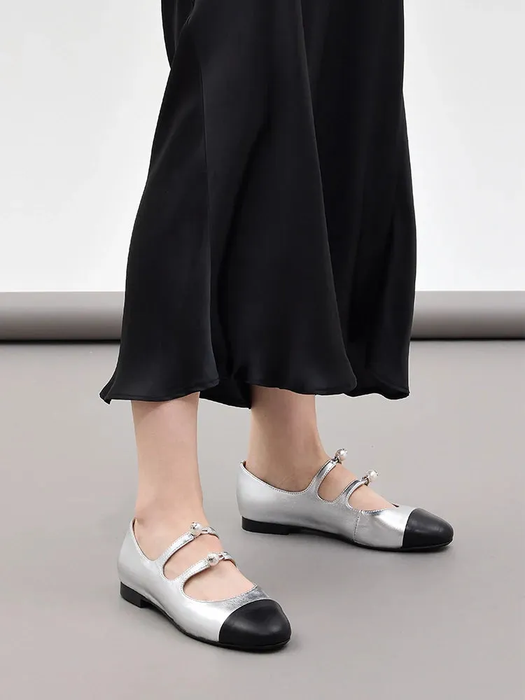 Maya Strappy Toe Cap Mary Janes