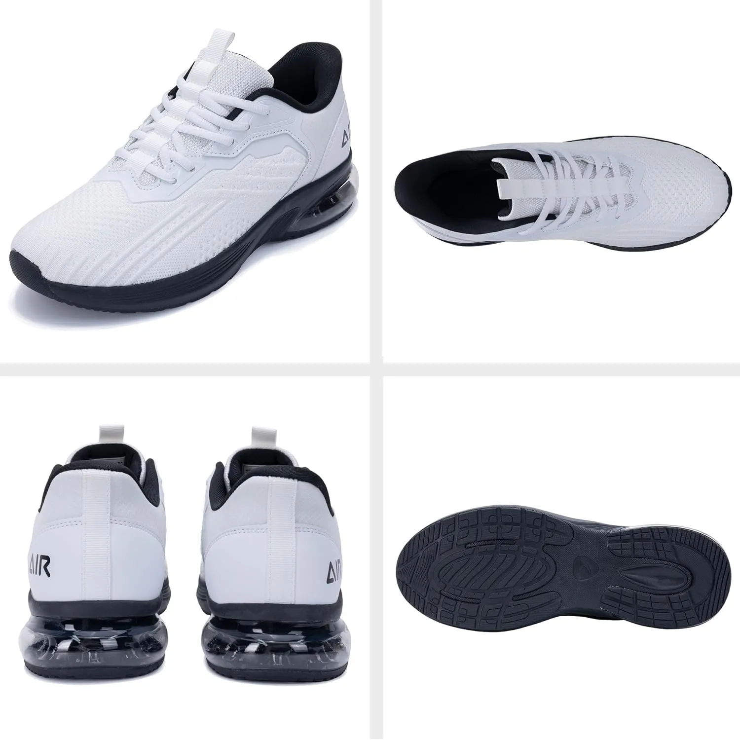 Mens Air Running Shoes Non-slip Tennis Shoes Lightweight Breathable Workout Athletic Sneakers for Jogging Gym