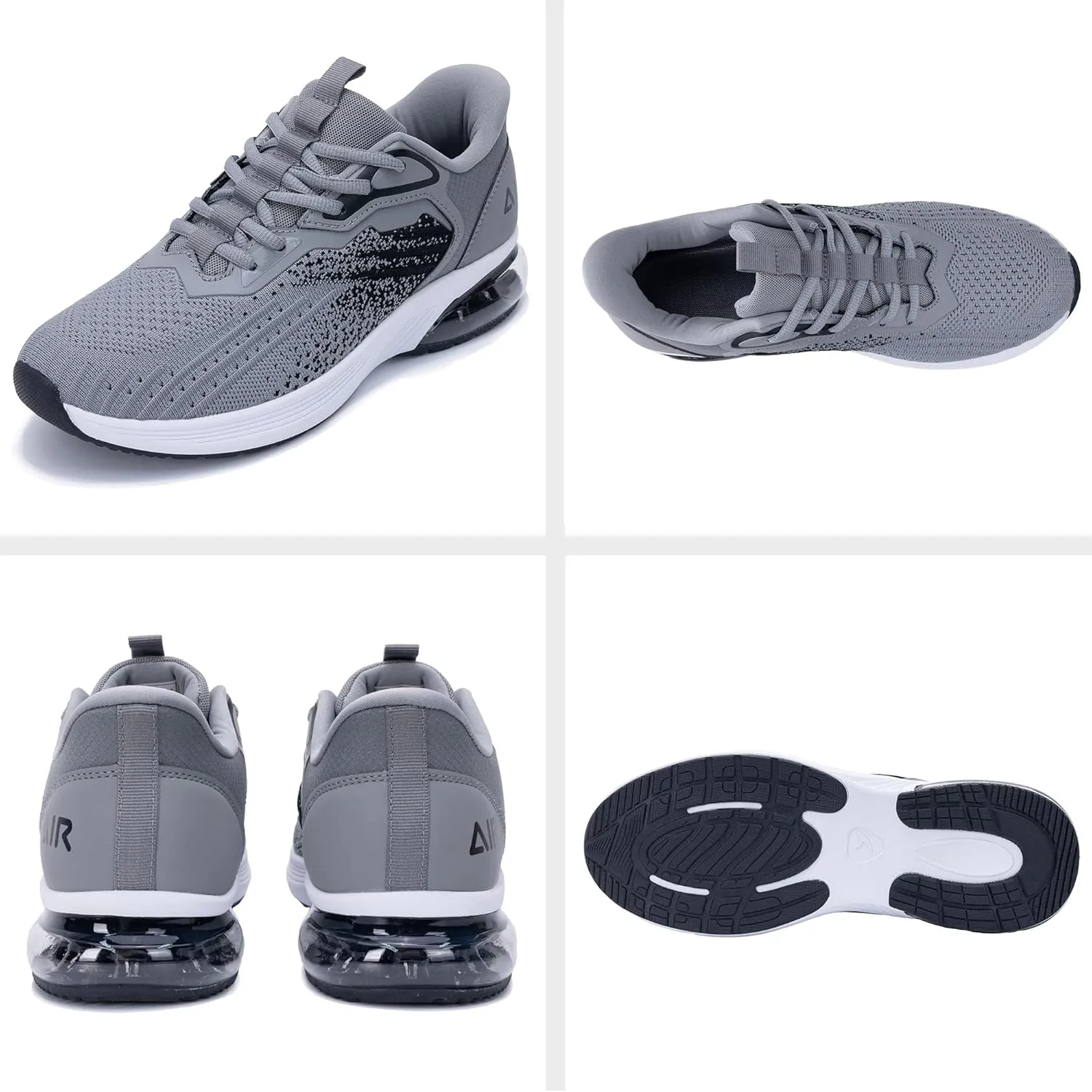 Mens Air Running Shoes Non-slip Tennis Shoes Lightweight Breathable Workout Athletic Sneakers for Jogging Gym