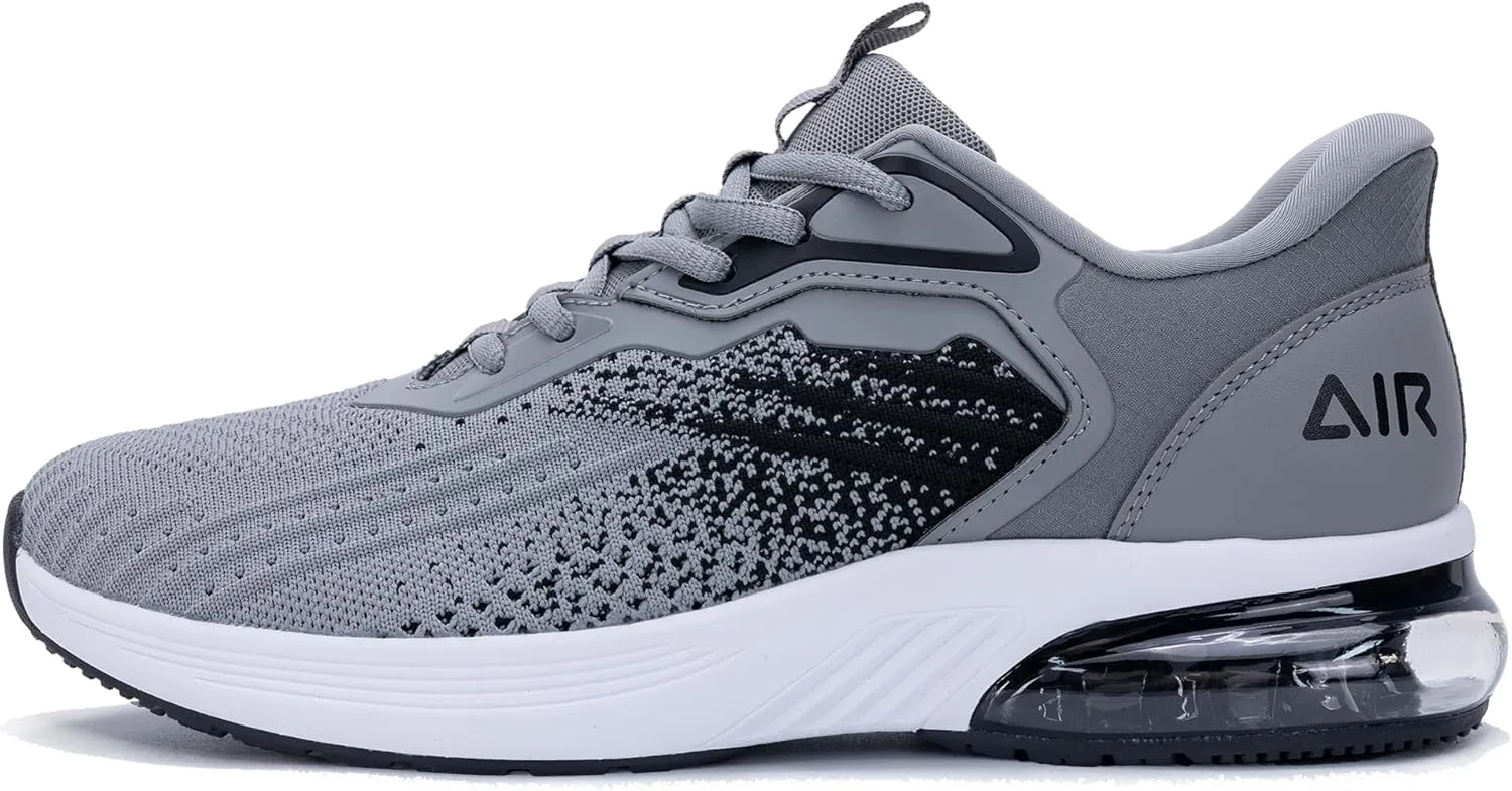Mens Air Running Shoes Non-slip Tennis Shoes Lightweight Breathable Workout Athletic Sneakers for Jogging Gym