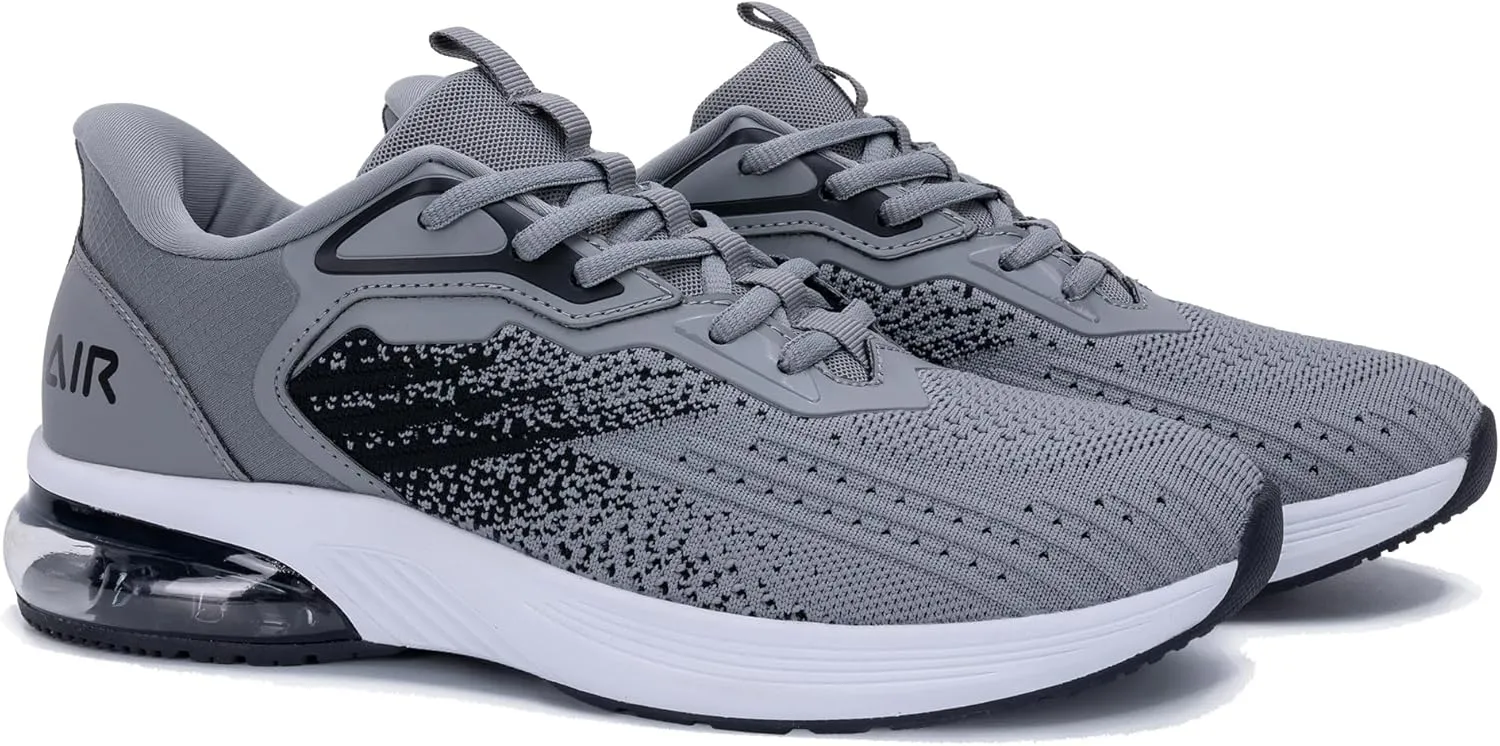 Mens Air Running Shoes Non-slip Tennis Shoes Lightweight Breathable Workout Athletic Sneakers for Jogging Gym