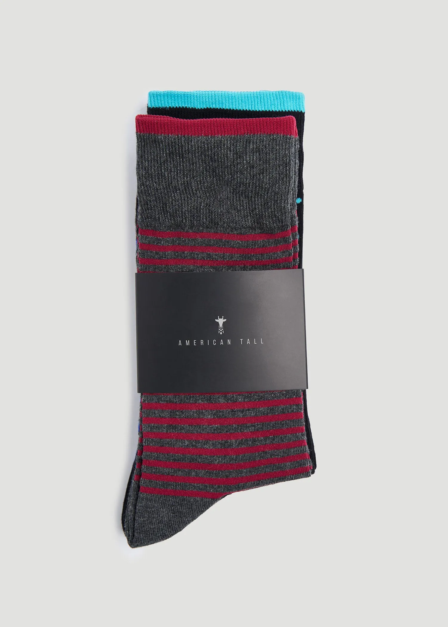 Men's Dress Socks Size 14 to 17 | Pack B (3-Pack)