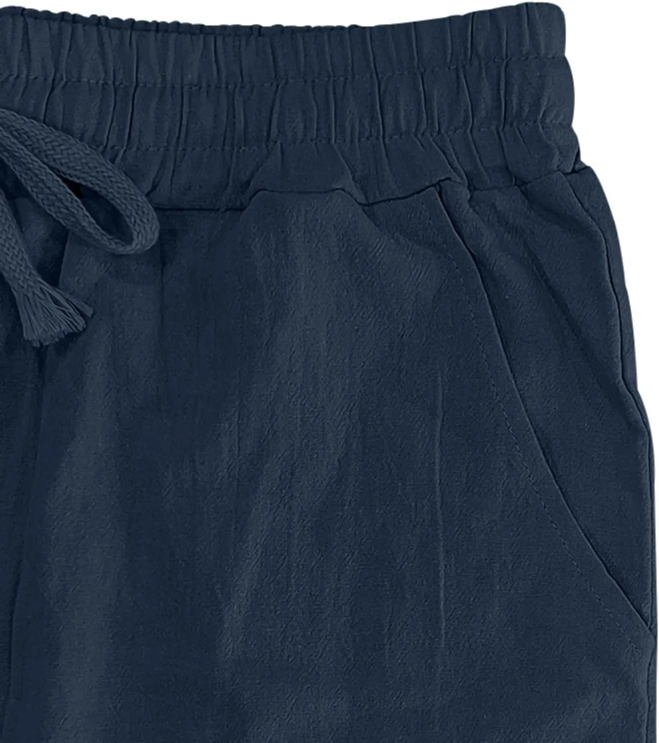 Men's Hip-hop Pants Breathable Linen Loose Casual Daily Sports Home Pants 2025