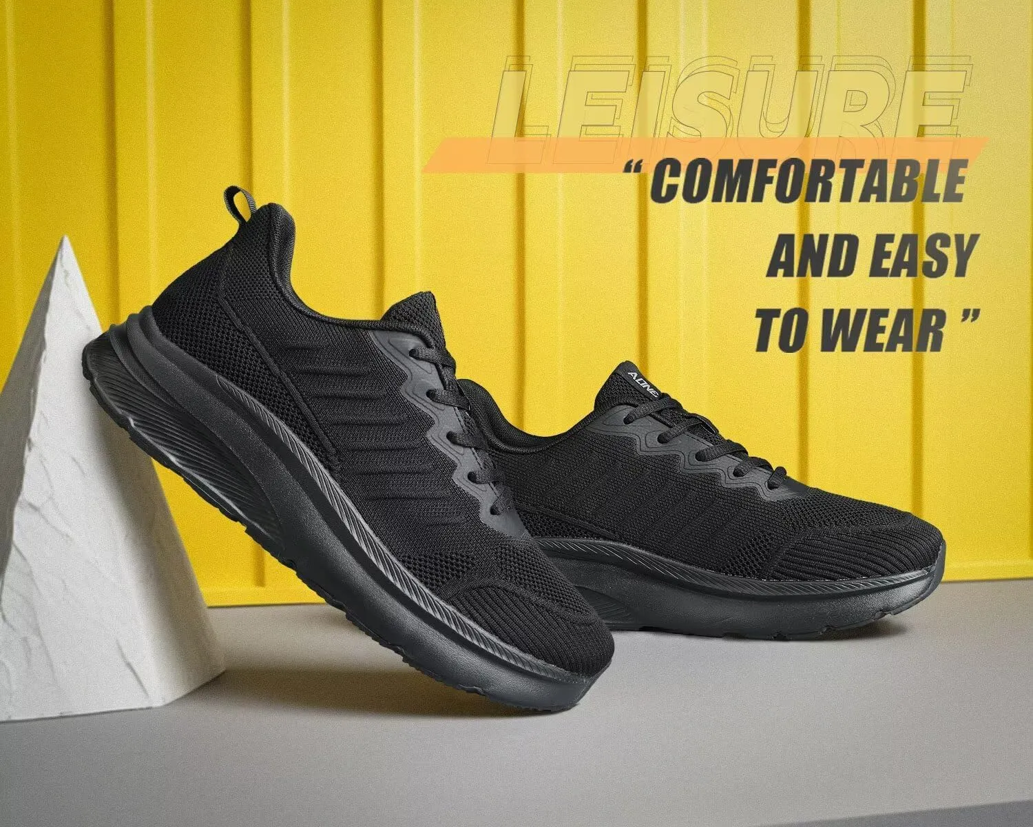 Mens Wide Walking Shoes Soft Sole Non Slip Running Comfortable Tennis Breathable Athletic Gym Workout Sport Sneakers