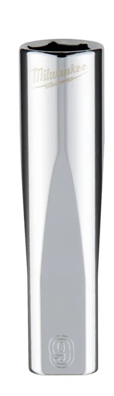 Milwaukee 45-34-9047 Socket, 9 mm Socket, 1/4 in Drive, 6-Point, Chrome Vanadium Steel, Chrome :CD: QUANTITY: 1
