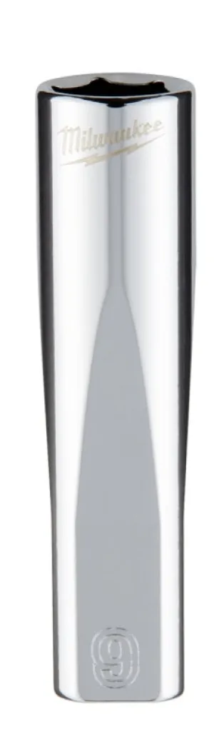 Milwaukee 45-34-9047 Socket, 9 mm Socket, 1/4 in Drive, 6-Point, Chrome Vanadium Steel, Chrome :CD: QUANTITY: 1