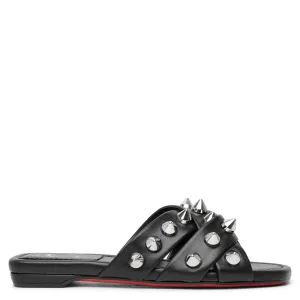 Miss spika club black flats
