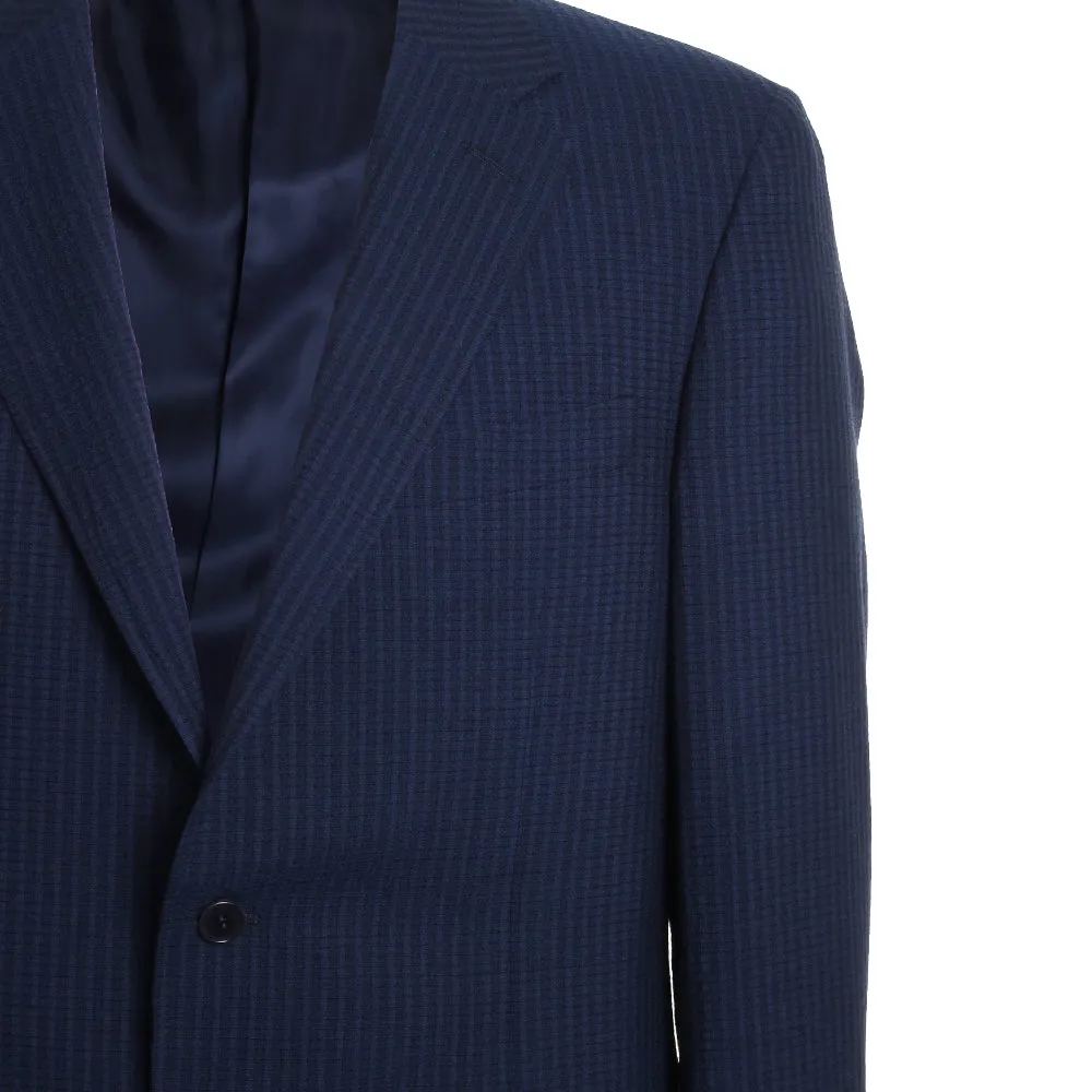 Navy Check Seersucker Sport Coat