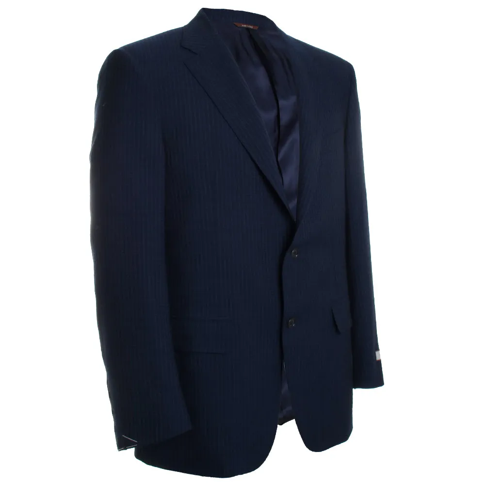 Navy Check Seersucker Sport Coat