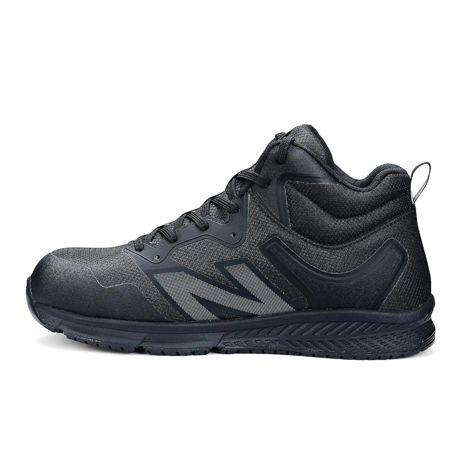 New Balance Evolve ESD Safety Shoes for Men - Non Slip Composite Toe Static Dissipative Electrical Hazard - Wide Fit, Black